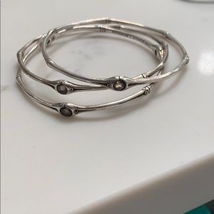 John Hardy set of 3 bamboo bangles